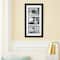 12 Pack: 3 Opening Black Studio 5" x 7" Collage Frame with Mat, Portrait Collection by Studio Décor®